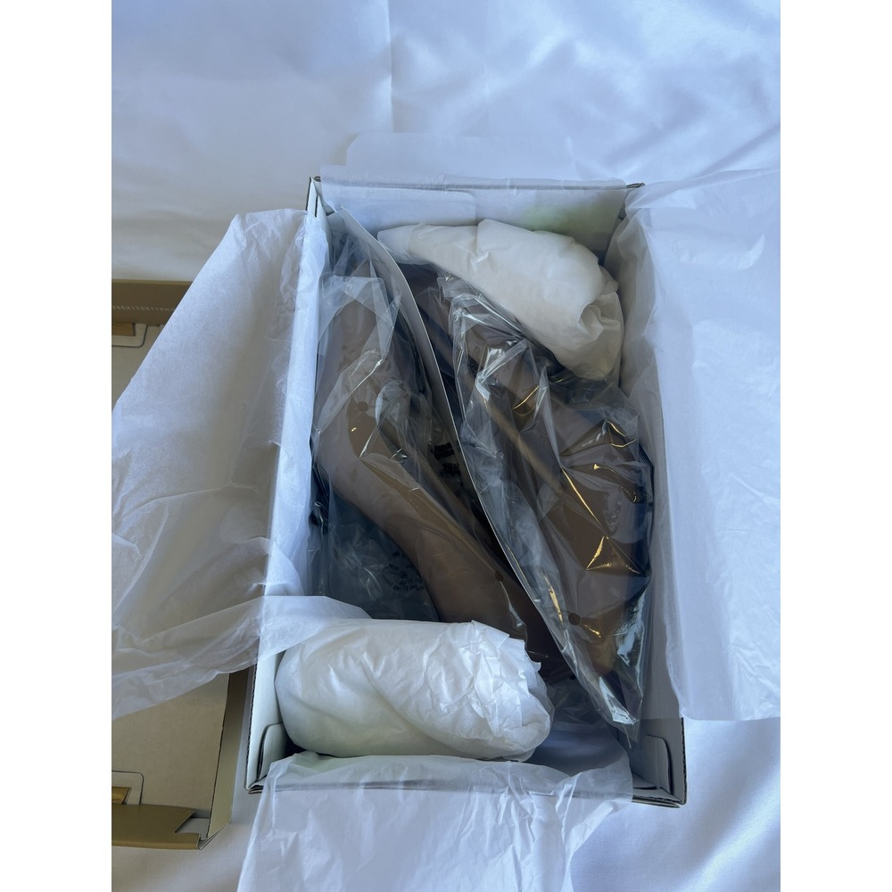 Michael Kors Dorothy Flex Pump Leather Heels Dark Khaki 40S8DOMP2L Womens 7 - Picture 4 of 13